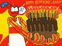 4th of july = lenny canon birthday