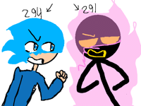 ITS NECK AND NECK BETWEEN FOLLOWERS