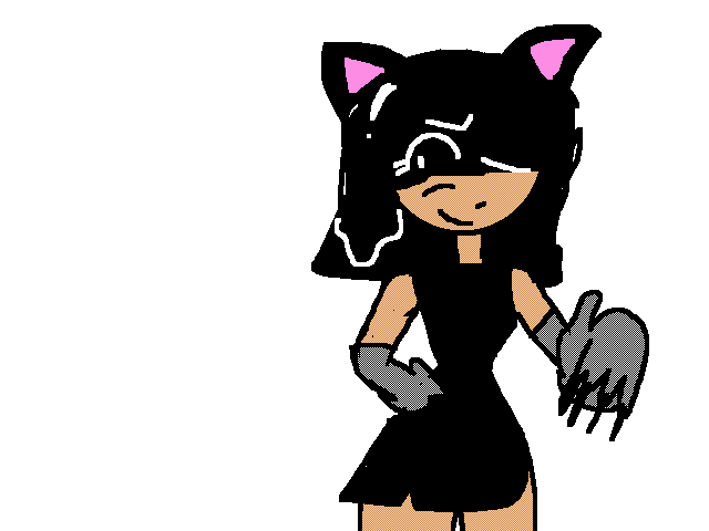 Being cat woman for Halloween 💅