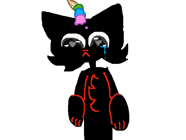 Bro dropped his ice cream😹😹