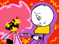 had fun drawing ts
