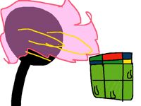 W8ing 4 the first coat of my bfb themed cube 2dry