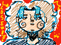 self portrait before I get my haircut