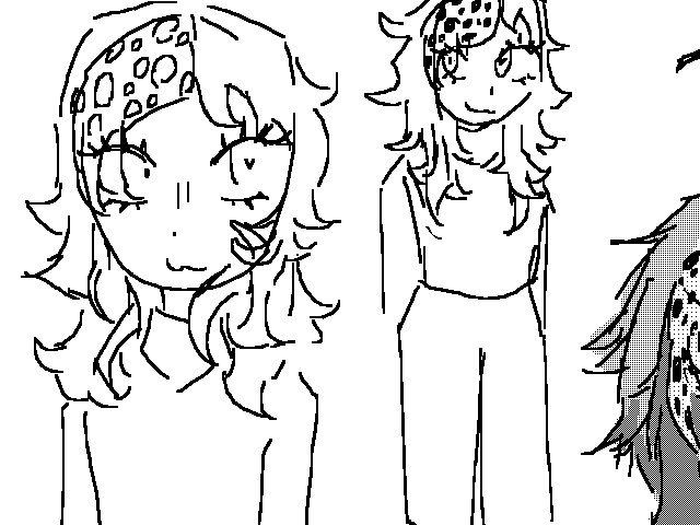 Drawings i made of friend her oc