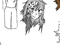 Drawings i made of friend her oc