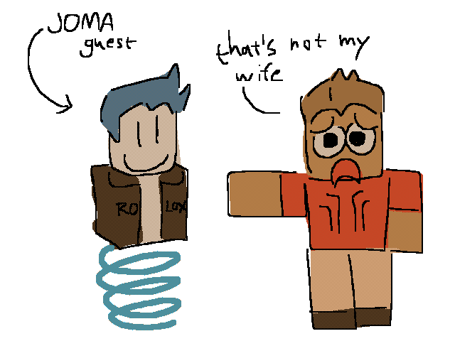 Matt looking for his wife