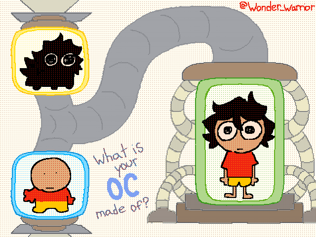 What is your OC made of Collab with wonder_warrior