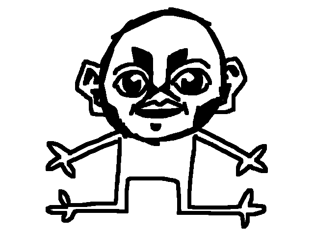I drew him at math