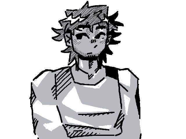 Having ocs means having an excuse to draw buff men