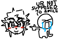 When ur oc has nothing to be depressed abt