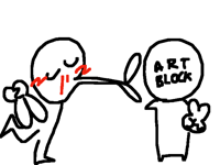 I hab artblock yippee