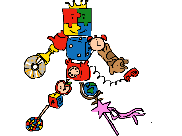 📀☎️⏰🎲🧩🫖⭐️🐶♟️🍭🍎👑