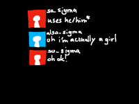 Misgendering shenanigans