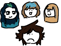 Me when many friends have dyed hair