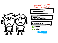 Sis tried making account