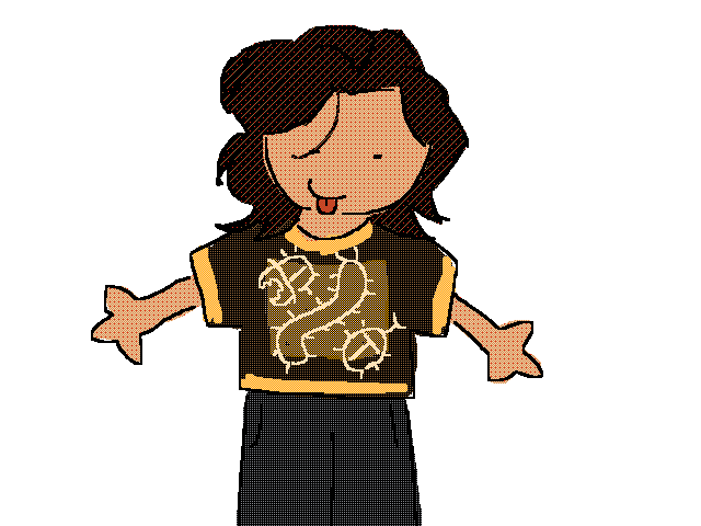 One day I will bleach a shirt like my persona