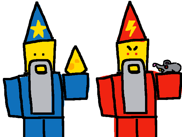 Cheese wizard n rat wizard