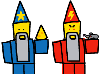Cheese wizard n rat wizard