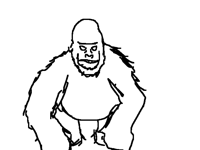 100 men vs one gorilla