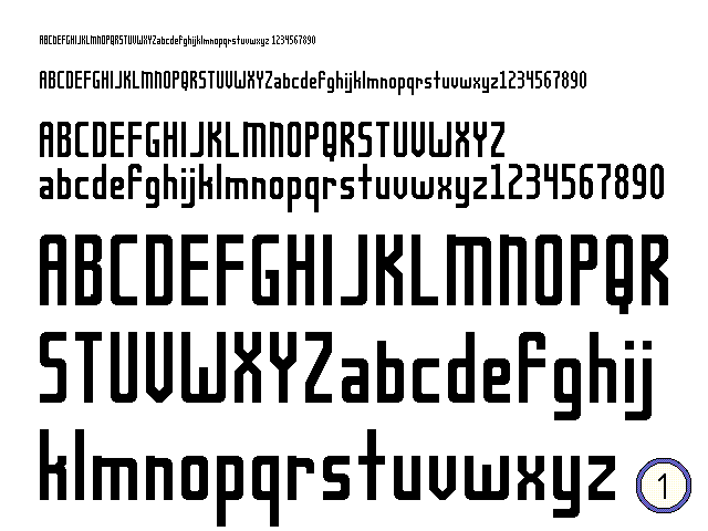 directory: fonts ii