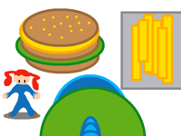 🍔🍟👩🏻‍🎤🥤