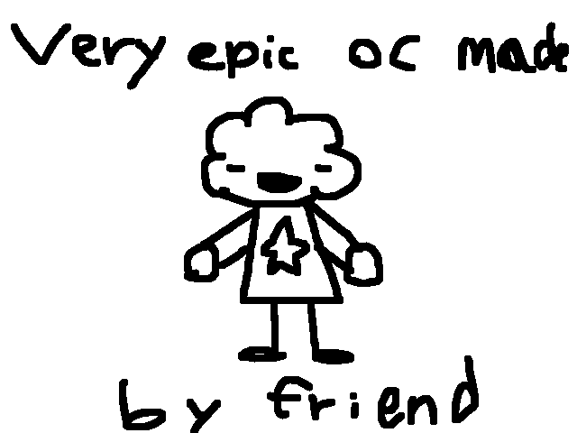 I redrew my friend’s oc