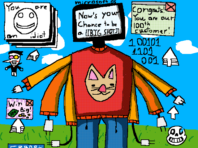 Generic Tv head fellow