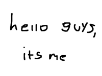 bye bye