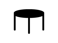 IKEA table (round)