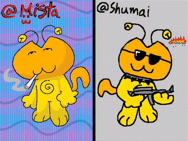 Draw jingle kitty in your style @Mista