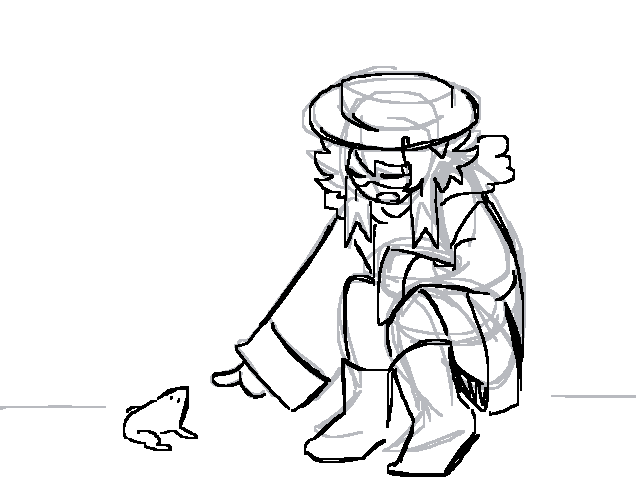 rainy day encounter sketch