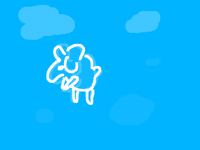 The sheep of sky disaprooves