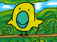 Bird dancing