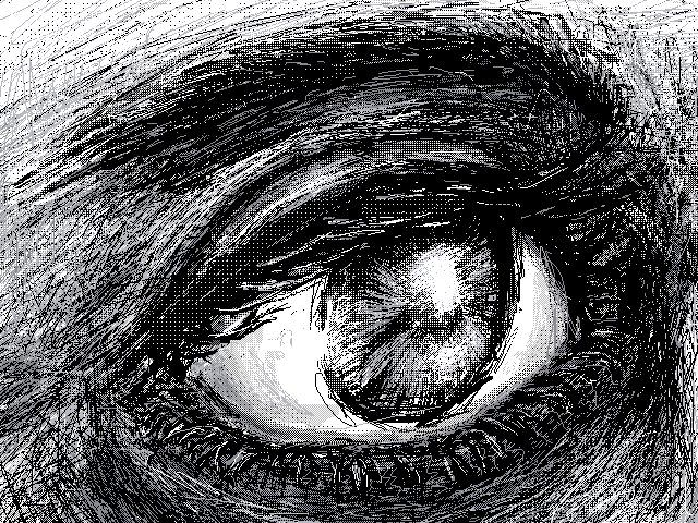 Eyes in water of love