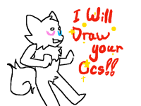 I will draw ur ocs‼️‼️❗️✍️