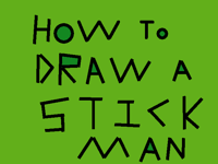 How to draw a stickman 🤣