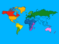 World Map but it’s rainbow?!?!