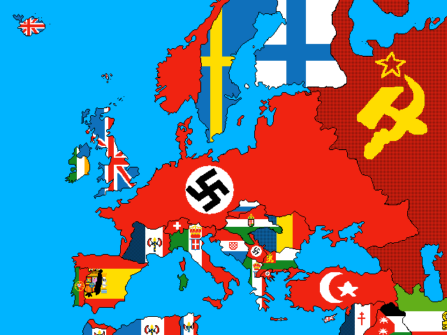 Europe Map 1942