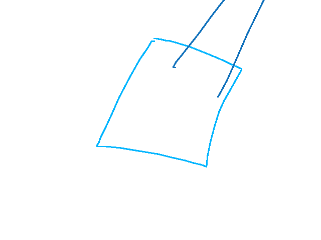 Legs walking sketch