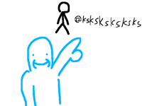 Follow @ksksksksksks