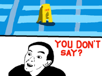 You don’t say?