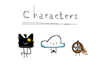 Characters from the object show