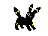 Umbreon < my first pixel art>