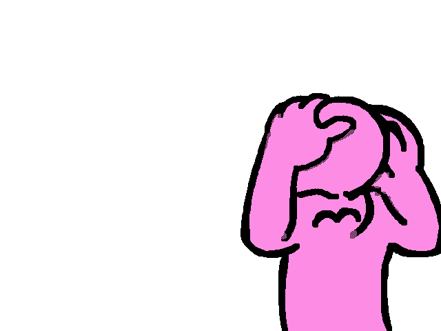 Pink man headache