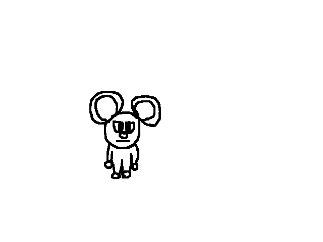 Silly mouse is mad