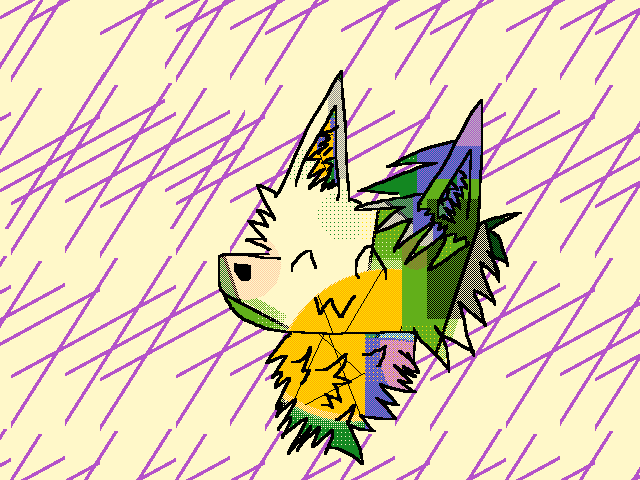 multicolor fluf