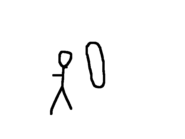 Tell me how to make that it would look hes kiking