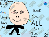 Thankss for 100