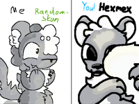 Draw grayskunk in ur style :)!