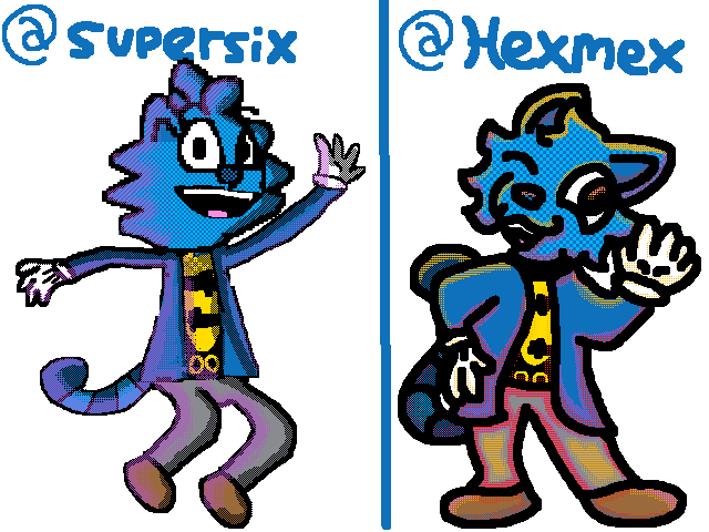 Smurffy the cat (Collab)